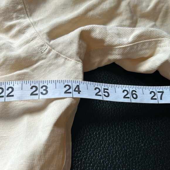 Marine Layer Holland Crop Jacket Natural Pockets Linen Lyocell Sz XL NEW - Picture 13 of 15